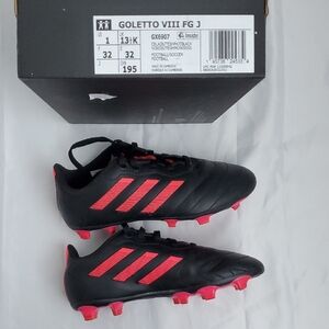 adidas Kids' pink Goletto VIII soccer football shoes